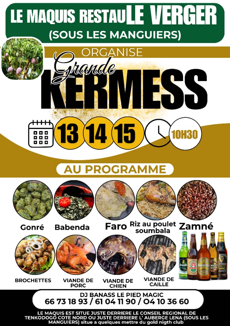 GRANDE KERMESSE du maquis restau le VERGER